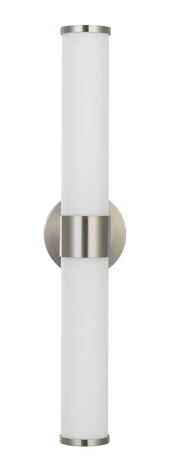Brentwood LED Vanity Light in Brushed Steel