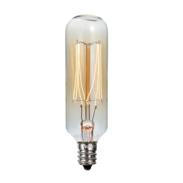 This 40W T8 Edison-style bulb delivers authentic warm 2040K lighting with excellent 98 CRI color rendering. Perfect for exposed bulb fixtures and vintage-inspired designs where ambiance matters most.