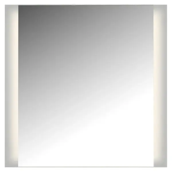 The Glow Mirror delivers functional illumination with contemporary style. At 36" height, it's perfectly sized for vanity applications with energy-efficient integrated LED lighting that provides even, flattering illumination.