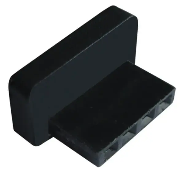 The LTLS End Cap provides a clean, professional finish to track lighting installations. This compact black component ensures a polished look while protecting exposed track ends.