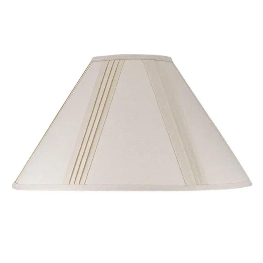 Side Pleated Linen Shade 6x19x12 - Off White - Image 2