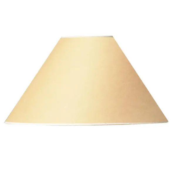 8" Cream Hardback Fabric Shade - Image 1