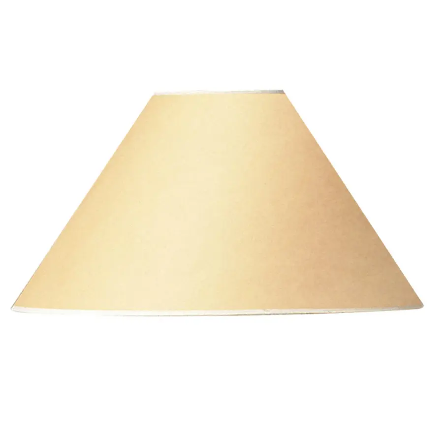 8" Cream Hardback Fabric Shade - Image 1