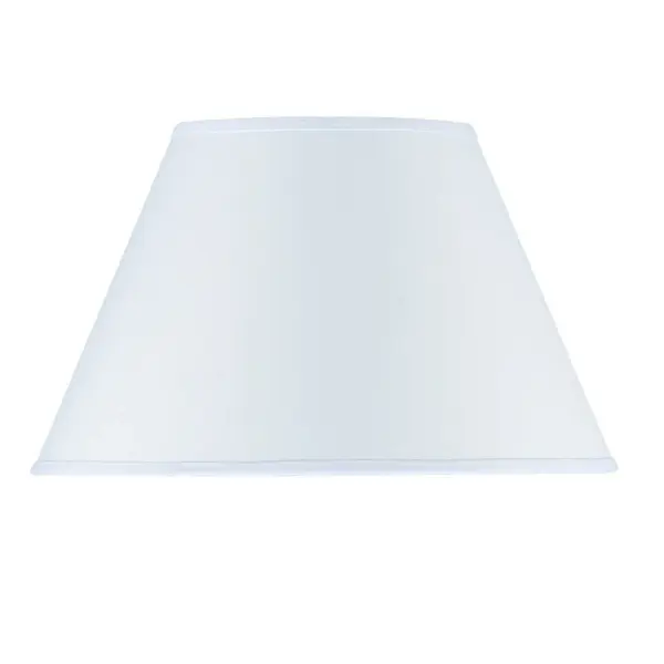 This 18-inch round hardback shade offers a clean, timeless look with durable fabric construction and rolled trim detail. The spider-style fitting makes it compatible with most standard lamp harps. - alternate view