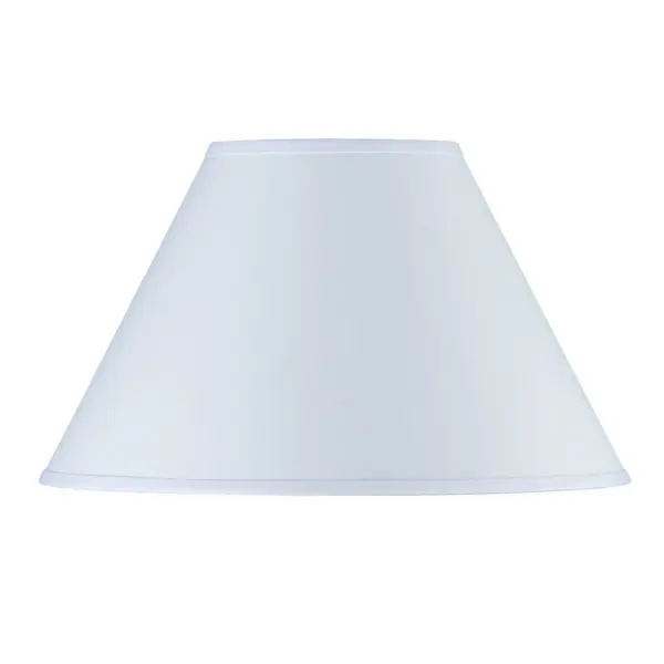 This 17-inch round hardback fabric shade offers a clean, timeless look that complements any décor style. The spider-style fitting makes installation simple, while the durable fabric construction ensures long-lasting performance. - alternate view