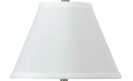 11" Round Hardback Fabric Shade with Spider Fitter