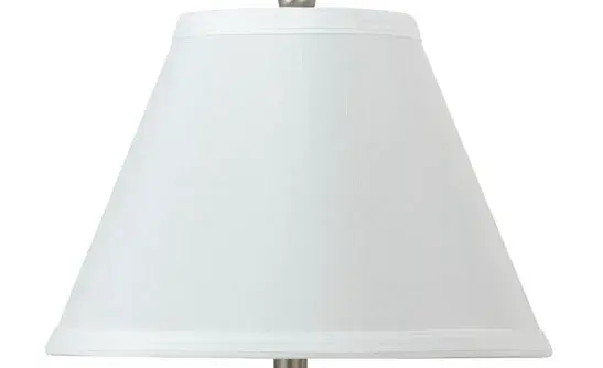 11" Round Hardback Fabric Shade with Spider Fitter