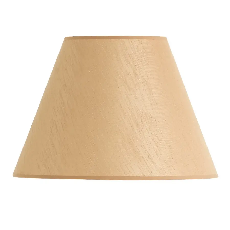 16" Round Hardback Fabric Shade in Tan - Image 1