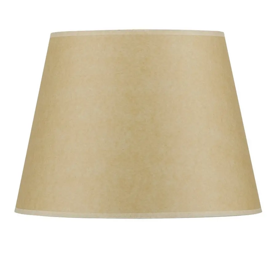 13" Round Hardback Fabric Shade in Beige - Image 1