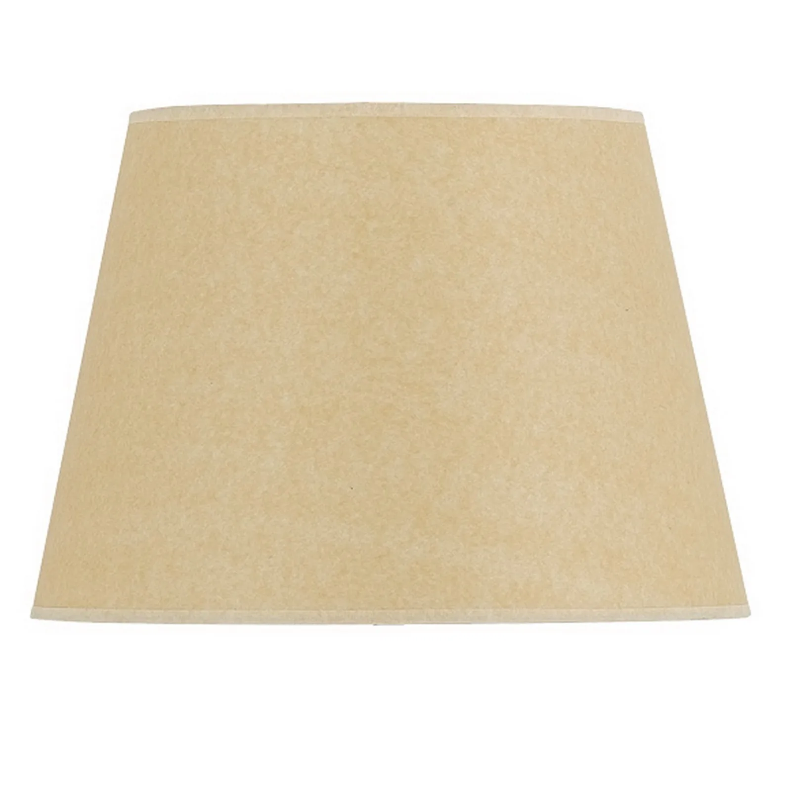 14" Round Hardback Leatherette Shade in Beige