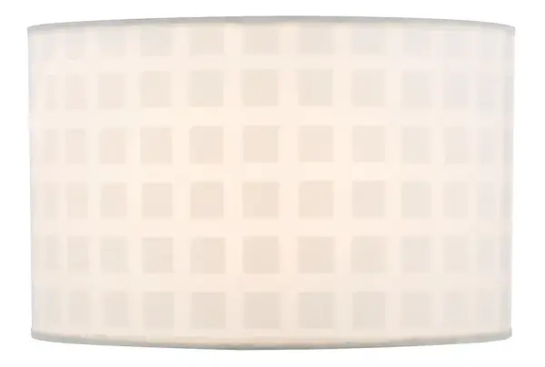 This 11-inch off white fabric drum shade offers a clean, neutral aesthetic that complements virtually any décor style. Its compact size makes it ideal for table lamps, small pendants, and accent lighting.