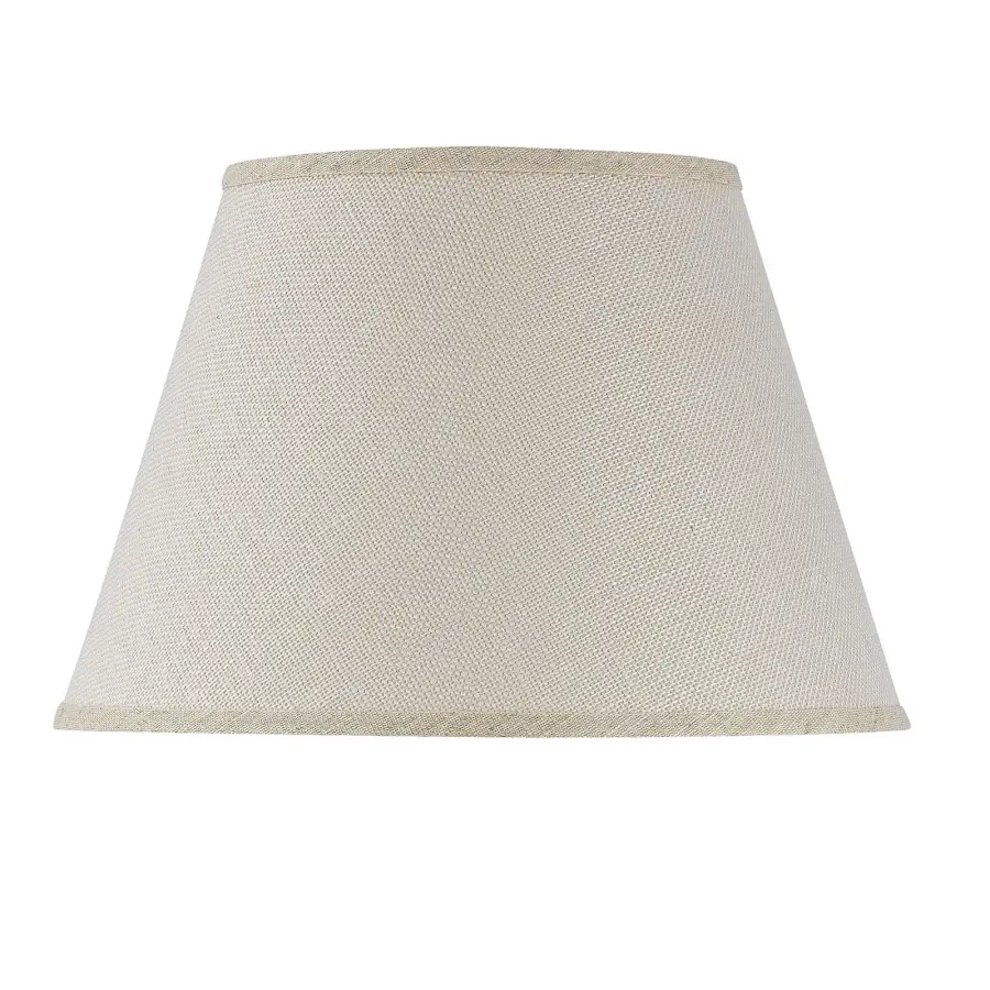 14.5" Hardback Burlap Drum Shade - Image 2