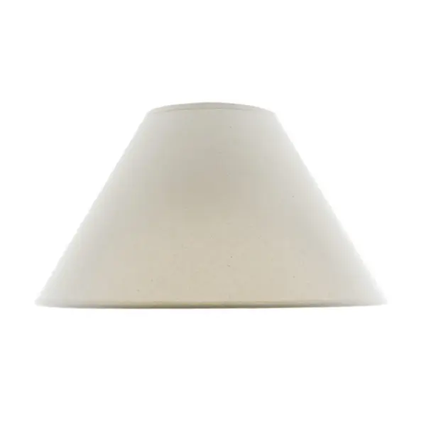 Plain Linen Drum Shade in Beige - Image 2