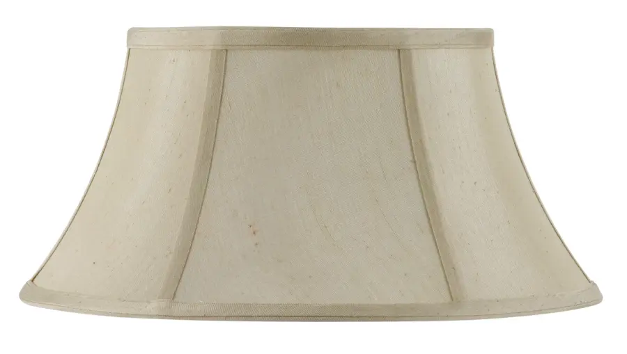 Piped Junior Champagne Drum Shade
