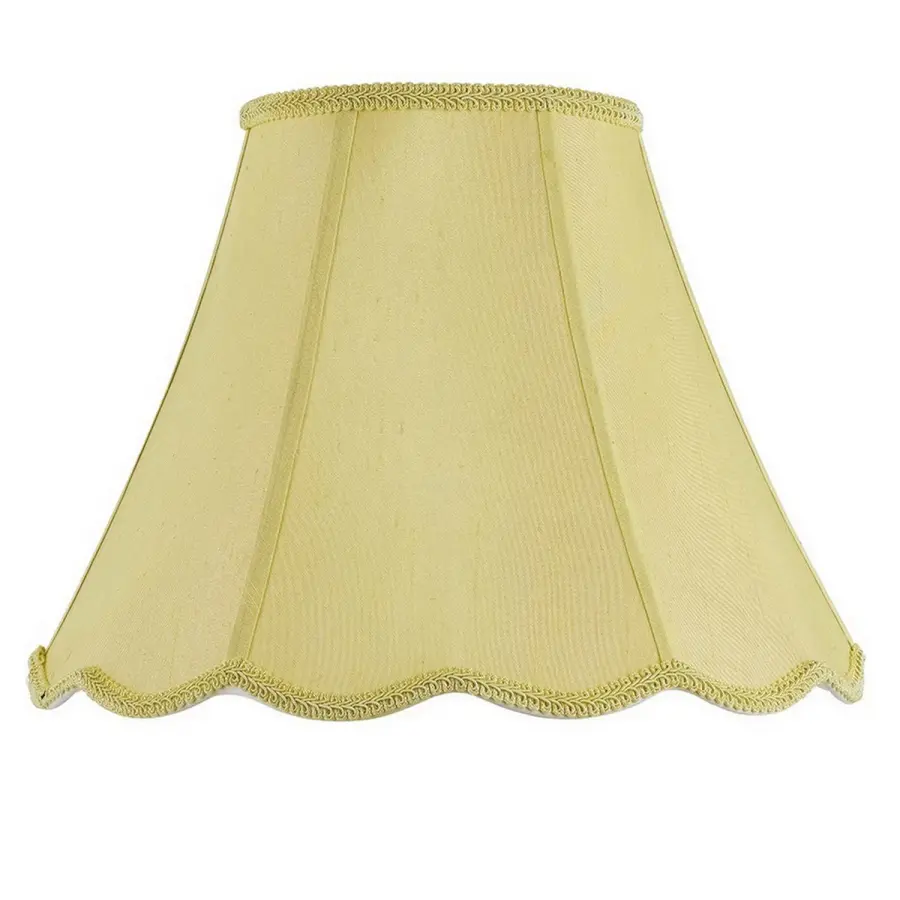 Piped Scallop Bell Shade in Champagne