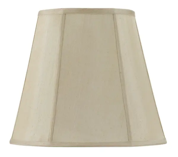 This 16-inch deep empire shade in champagne offers timeless elegance with refined piped trim. The generous depth creates beautiful light diffusion while the neutral champagne tone complements diverse décor styles.