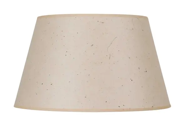 This 17-inch kraft fabric drum shade offers a neutral, natural aesthetic that complements various interior styles. Perfect for refreshing existing fixtures with a warm, organic texture.