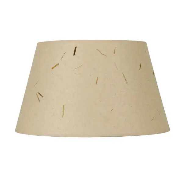 This 20-inch kraft drum shade offers a versatile, natural aesthetic that complements both traditional and contemporary fixtures. The neutral tone and substantial size make it ideal for dining rooms and living spaces.