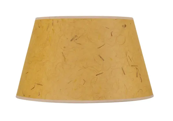 This 17-inch kraft fabric drum shade offers a neutral, natural aesthetic that complements various interior styles. Its medium size makes it suitable for pendant lights, table lamps, and floor lamps throughout the home.
