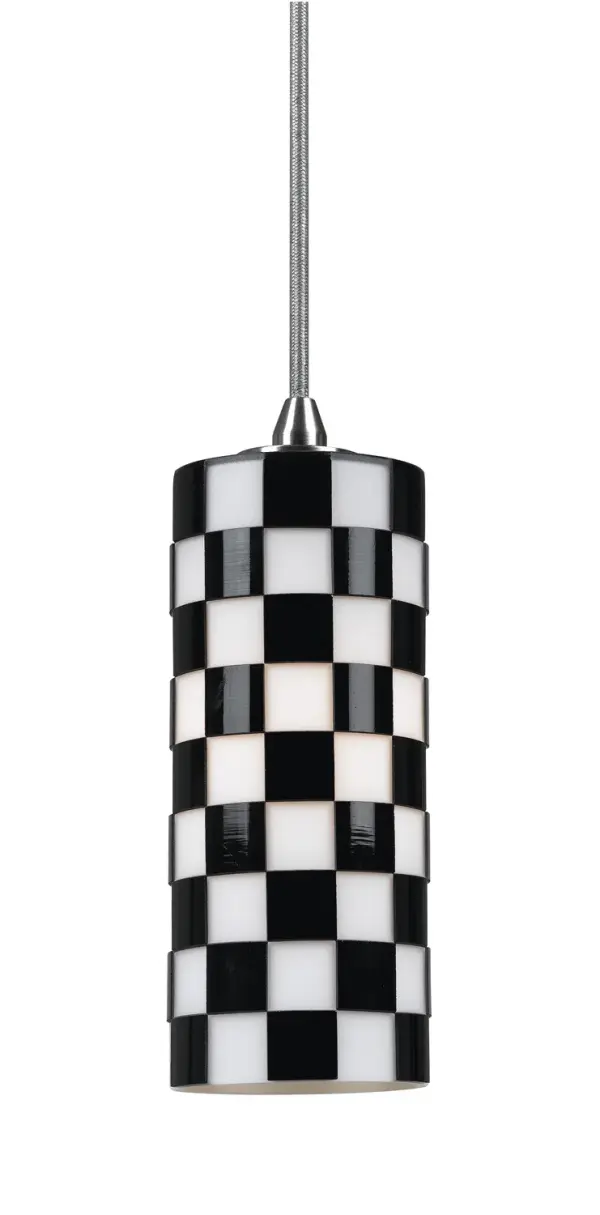 This mini pendant from Cal Lighting's UNI PACK collection delivers clean, modern style in a compact 3.13-inch profile. The brushed steel finish provides versatile appeal for contemporary interiors.