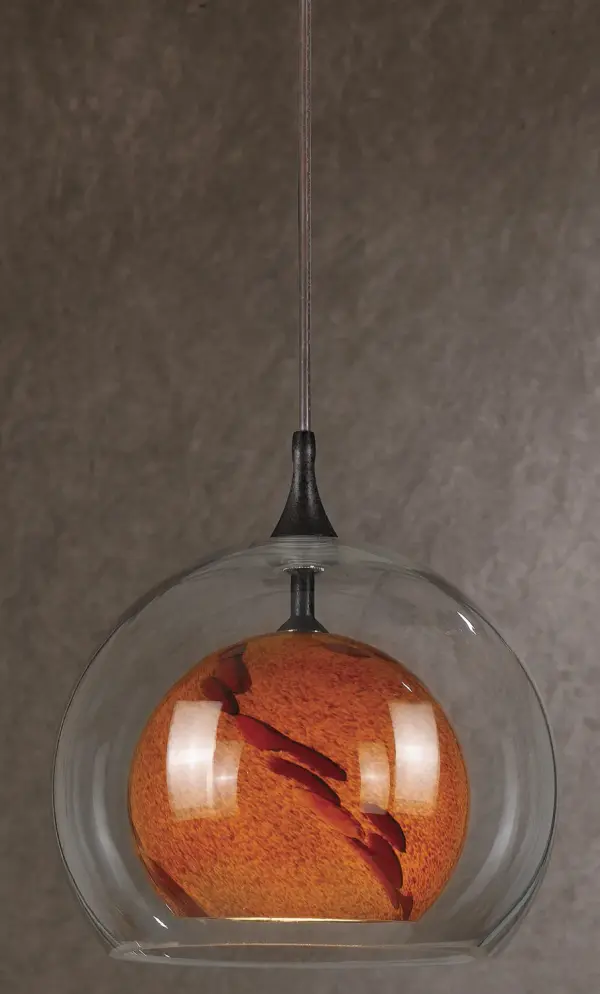 UNI-PACK One Light Pendant in Rust