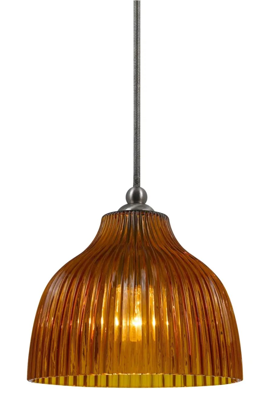 Brushed Steel Mini Pendant Light