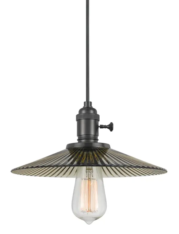 This sleek single-light pendant from Cal Lighting's Pendant Sets collection offers a minimalist black finish ideal for smaller spaces. Its compact 10-inch diameter makes it perfect for kitchen islands, breakfast nooks, or as part of a multi-pendant installation.