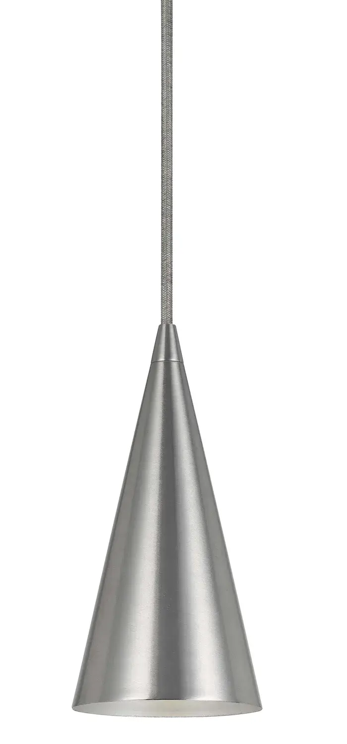 Brushed Steel Mini Pendant Light