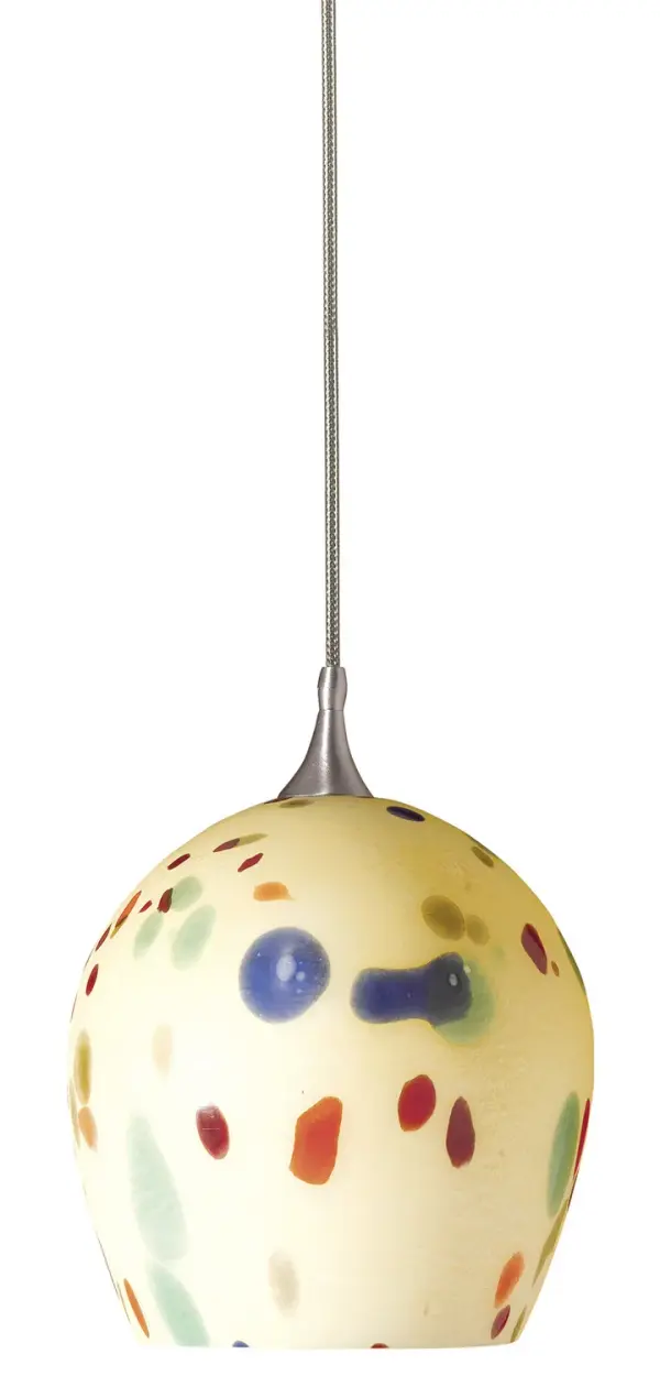 This mini pendant offers versatile low voltage lighting in a sleek brushed steel finish. Its compact 5-inch size makes it ideal for task lighting or clustered installations over islands and counters.