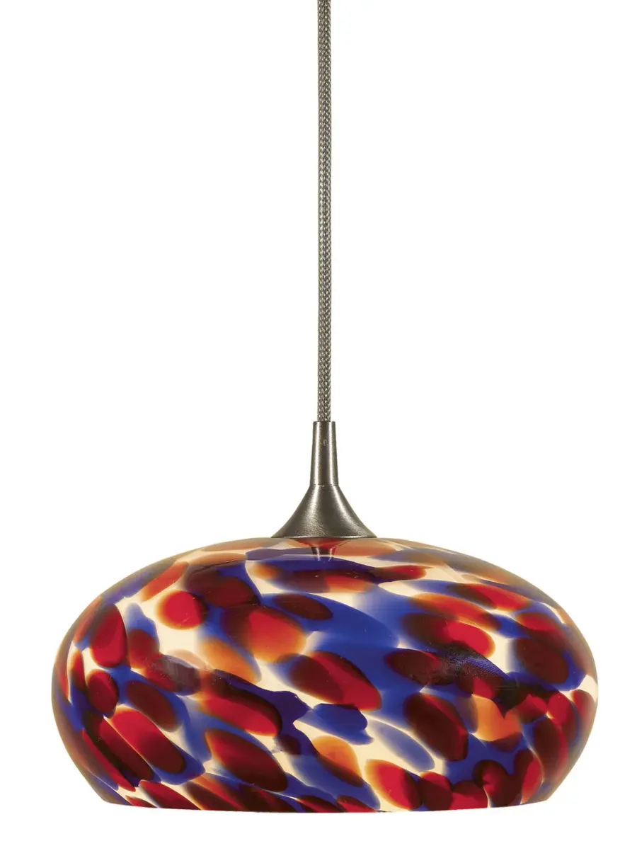 Low Voltage Uni Pack Pendant in Brushed Steel
