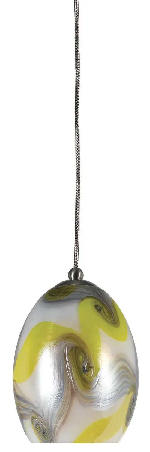 Brushed Steel Mini Pendant Light