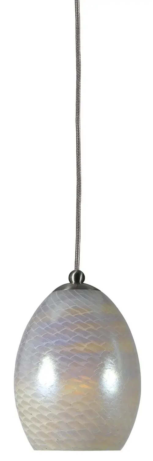 Brushed Steel Mini Pendant Light
