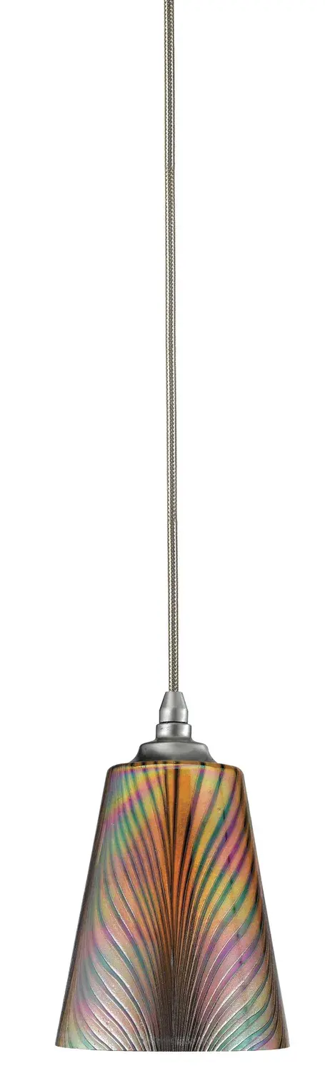 Brushed Steel Mini Pendant Light
