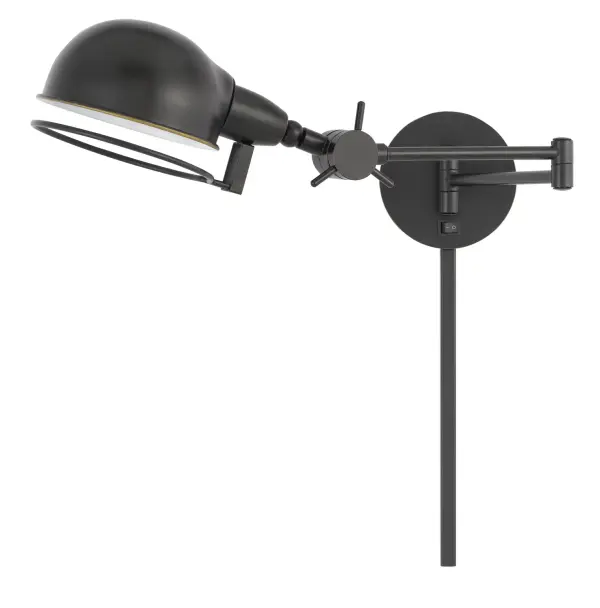 Linthal Swing Arm Wall Lamp in Dark Bronze