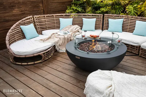Elementi Lunar Bowl Fire Table - Image 3