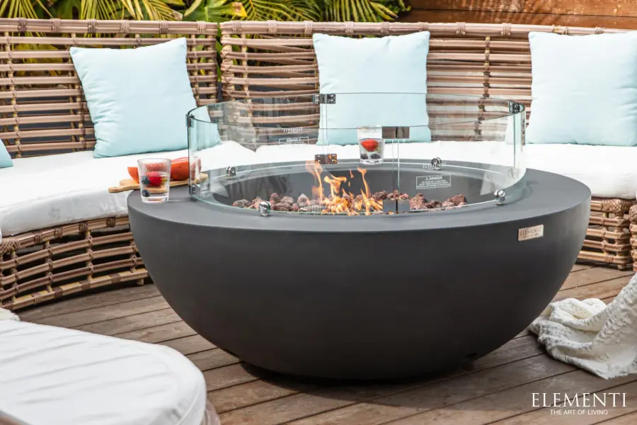 Elementi Lunar Bowl Fire Table - Image 5