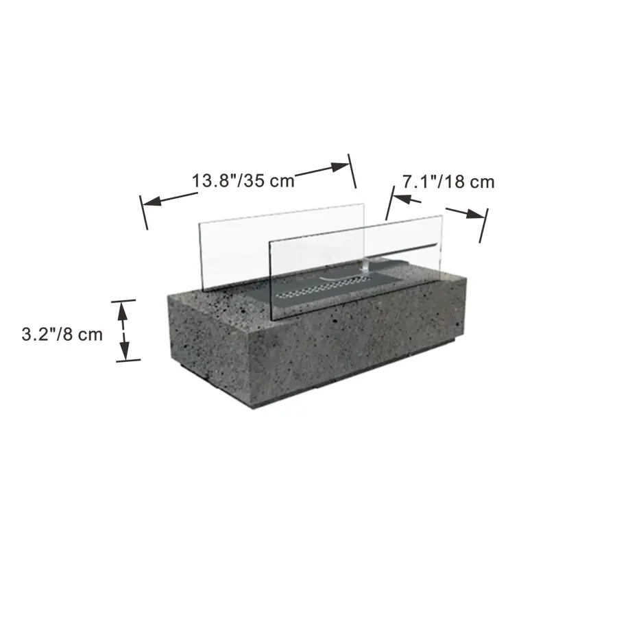 MODENO KIRA Ethanol Tabletop Fireplace - Image 6