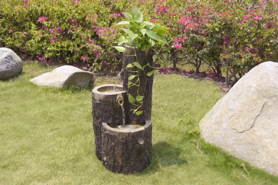 ELEMENTI Pine Fountain Trio Water Feature - Image 2