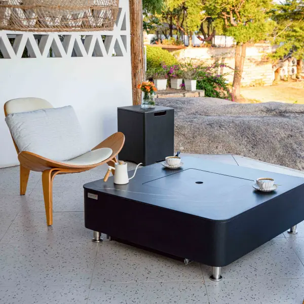 Square Tank Cover - Marble Porcelain Top - Image 4