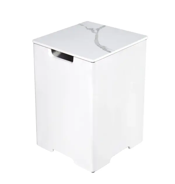 Square Tank Cover - Marble Porcelain & GFRC - Image 2