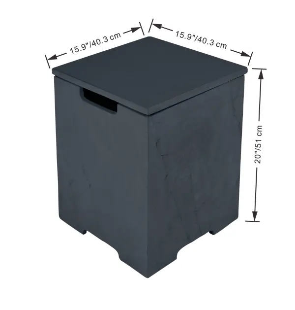 Square Tank Cover for Fire Tables - Image 8