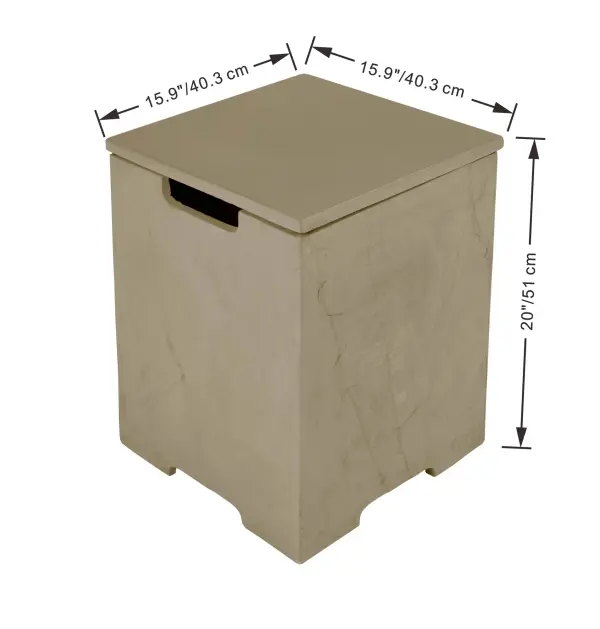 Square Tank Cover for Fire Tables - Image 9