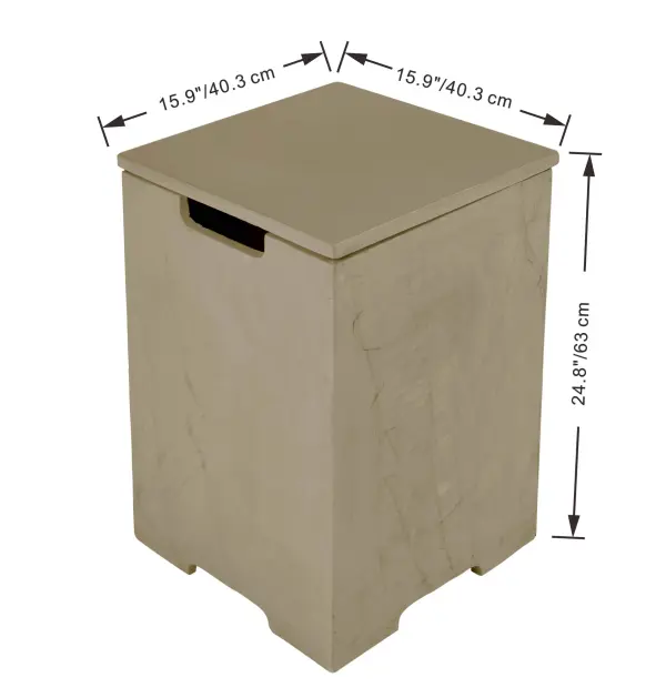 Square Tank Cover for Fire Tables - Image 4