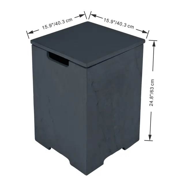 Square Tank Cover for Fire Tables - Image 8
