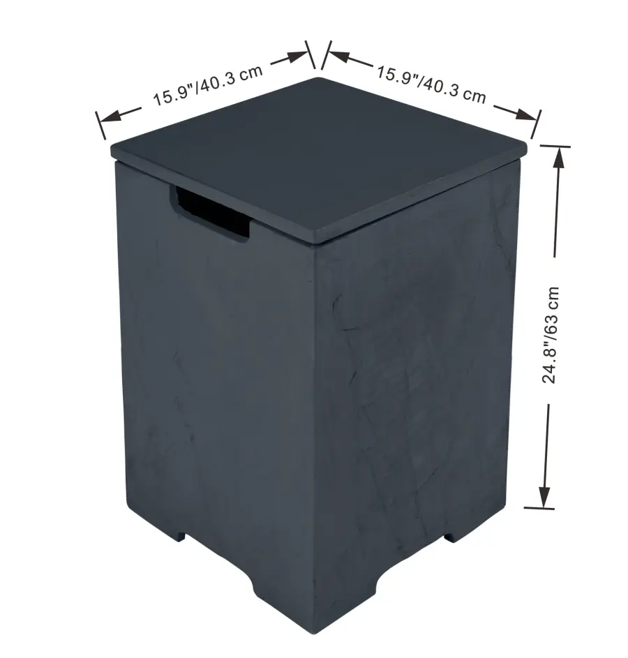 Square Tank Cover for Fire Tables - Image 8