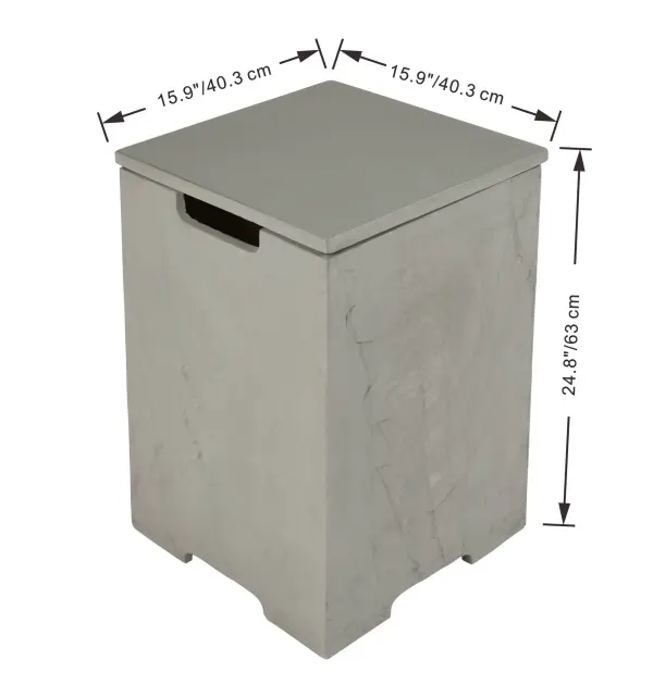 Square Tank Cover for Fire Tables - Image 9