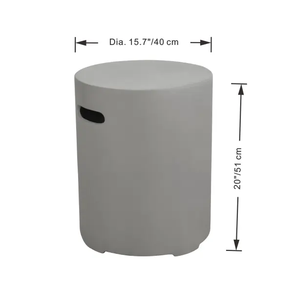 Round Tank Cover for Fire Tables - Image 3