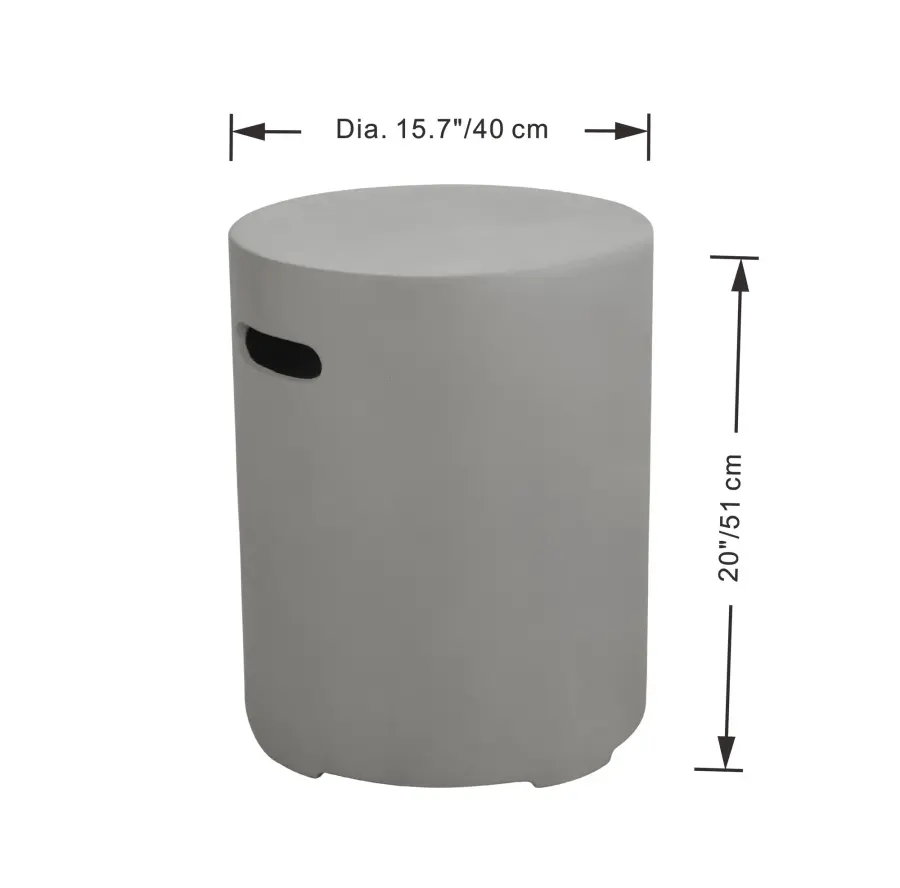 Round Tank Cover for Fire Tables - Image 3
