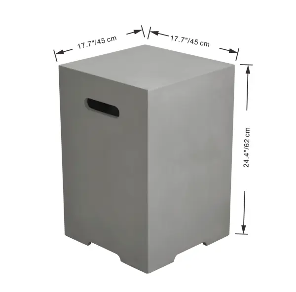 Square Tank Cover for Fire Tables - Image 3