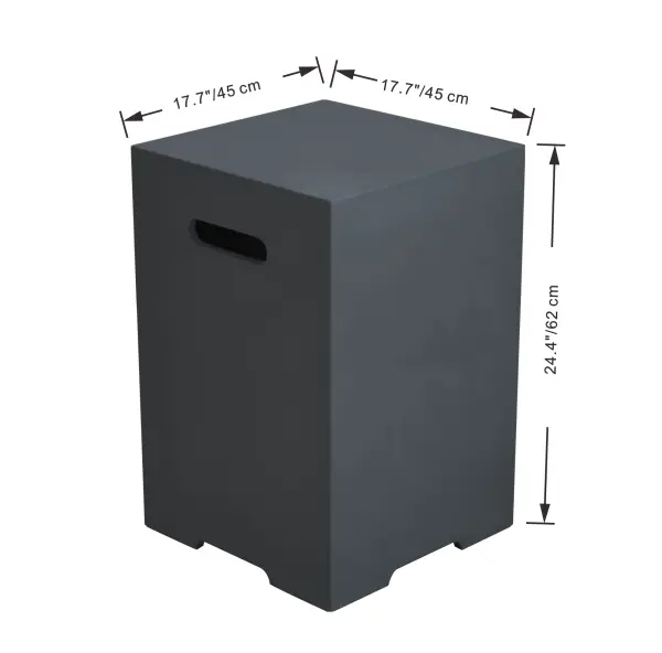 Square Tank Cover for Fire Tables - Image 4